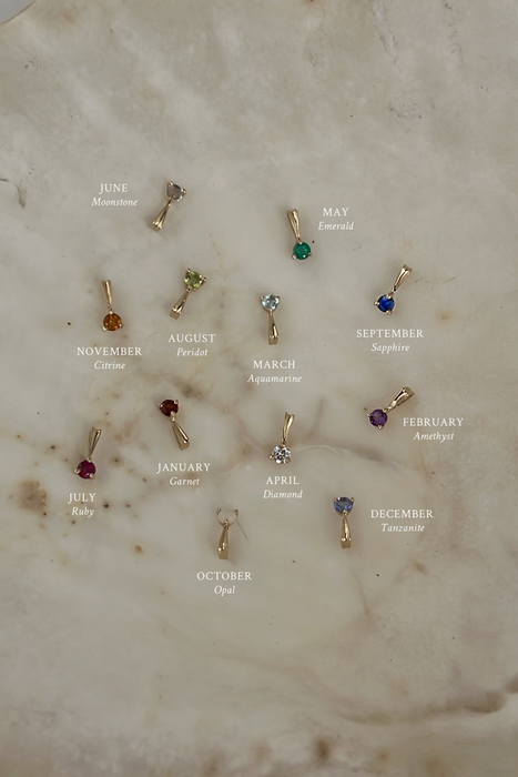 birthstone charm