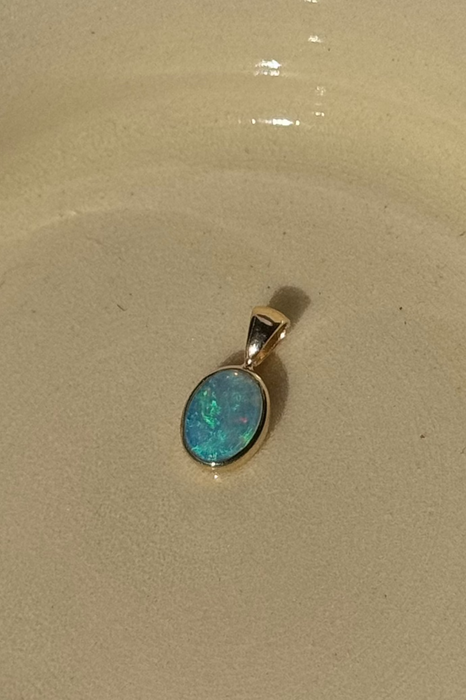 opal heirloom charm