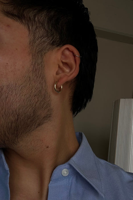 petite staple hoops