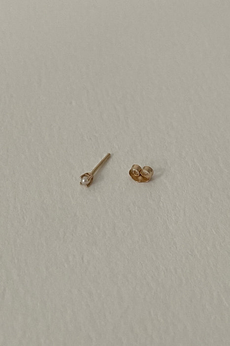 petite pearl studs