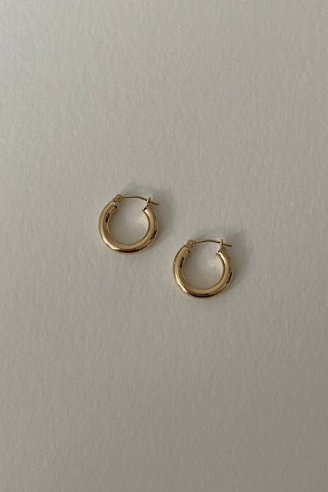 petite staple hoops