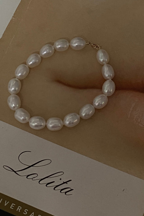 puff pearl bracelet