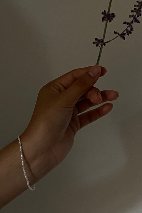 petite pearl bracelet