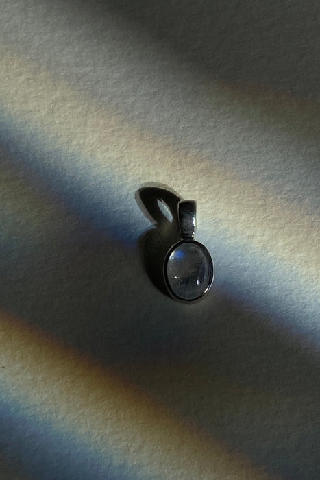 ss puff moonstone charm