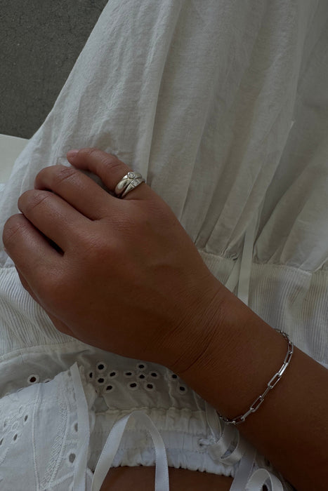 ss paperclip bracelet