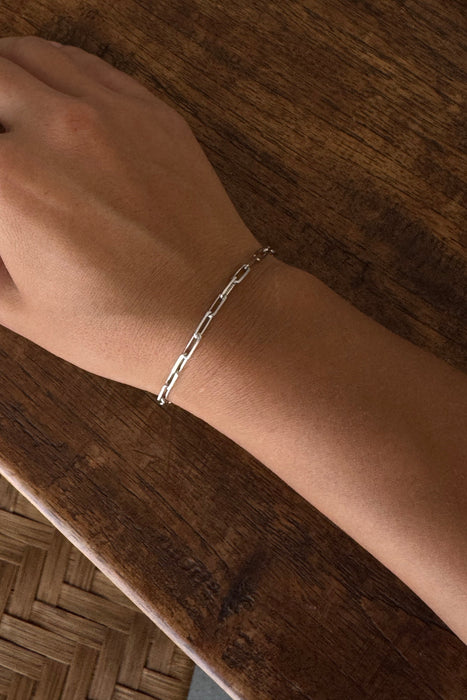ss paperclip bracelet