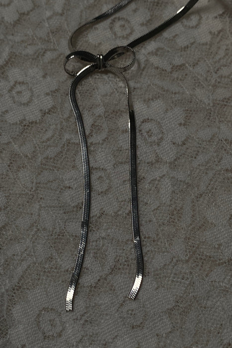 ss XL bow necklace