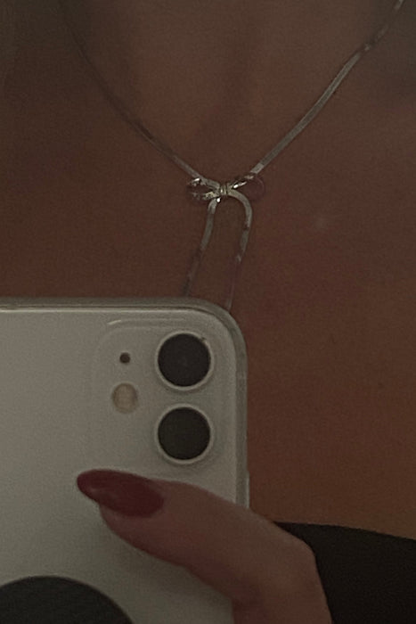 ss XL bow necklace