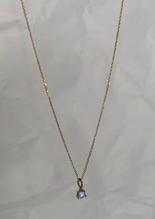 ceylon textured solitaire necklace